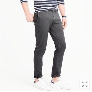 J‎ Crew Essential Chino 484 Slim Fit Pants Size 30x34 Gray